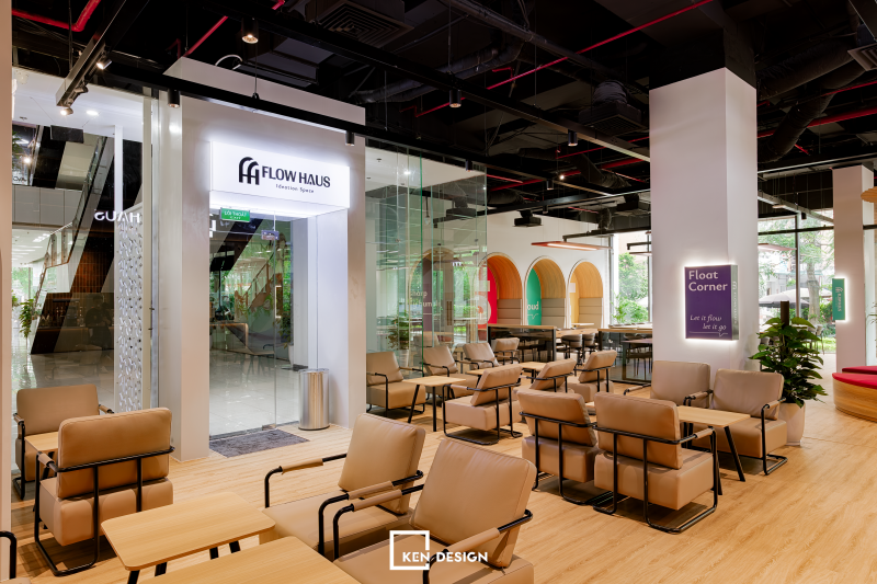 Thi công cafe coworking Flow Haus tại Lê Văn Lương